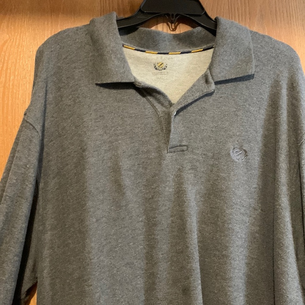 Boone mens grey polo
